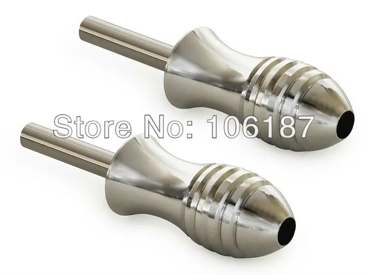 

5Pcs Silver Brand New 1" Tattoo Grip Tube tip Back Stem Tattoo Machine Grip