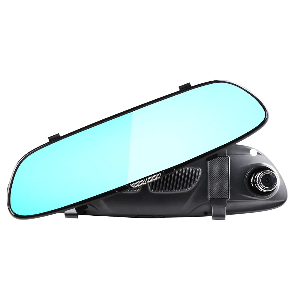 Kklusb 7 &quot3G Wi Fi Car Камера DVR GPS Bluetooth Двойной объектив Зеркало заднего вида видео
