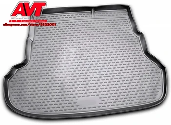 

Trunk mats for Kia Rio 2011- sedan 1 pcs rubber rugs non slip rubber interior car styling accessories