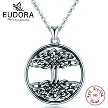Женское ожерелье с подвеской eubora из стерлингового серебра