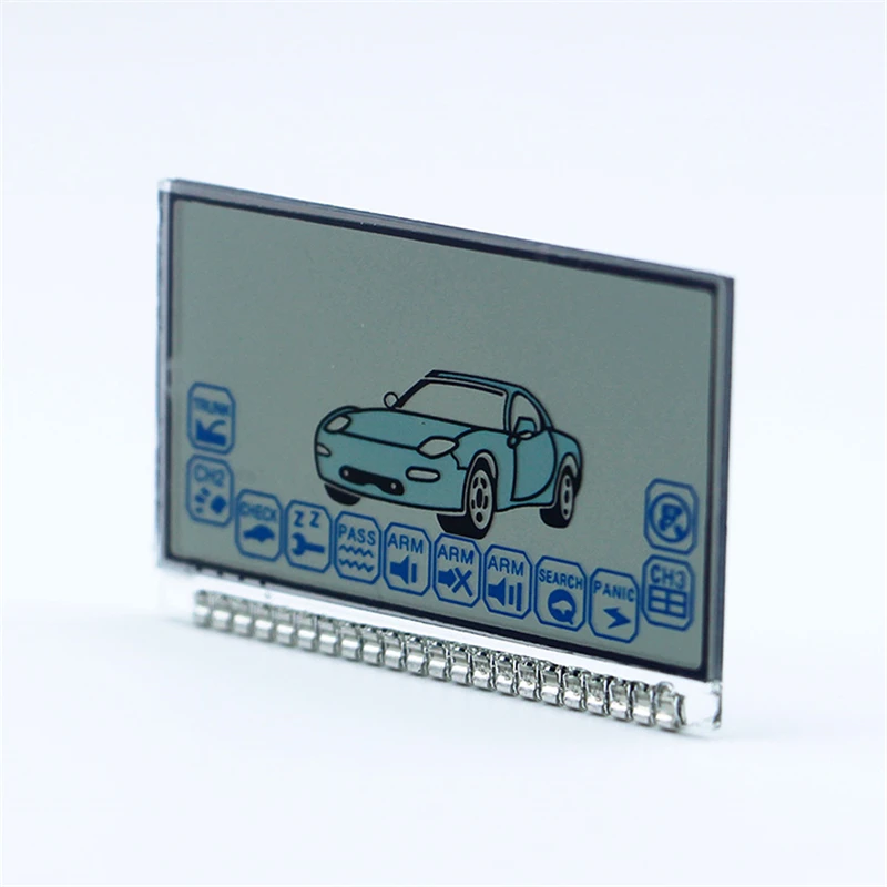 

A6 LCD Display Screen for Two way Car Alarm System Starline A6 lcd Remote Control Key Fob Keychain