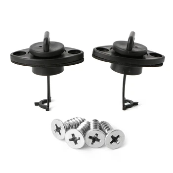 

2 Pcs Universal Drain Bungs Plugs With 4 Screws For Dinghy Kayak Canoes Boat Hot