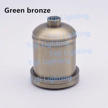 Ретро старинные держатель лампы E27 E26 гнездо Основание светильника для люстры черный жемчуг DIY освещение аксессуары