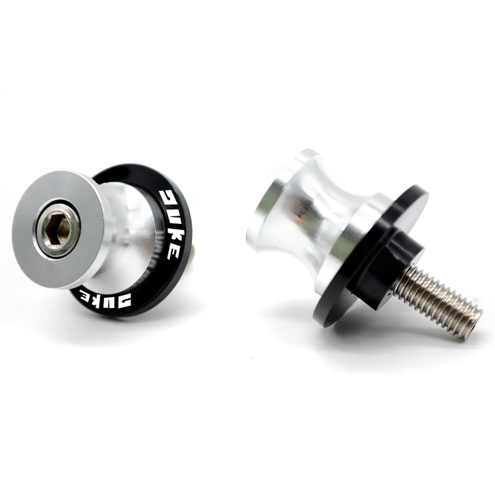 silver 10MM Мотоциклов маятниковая Ползунки Катушки 10 мм поворотники для трубных узлов ползунки для KTM Duke125 Duke 125 2012- 2013 - Цвет: silver 10MM