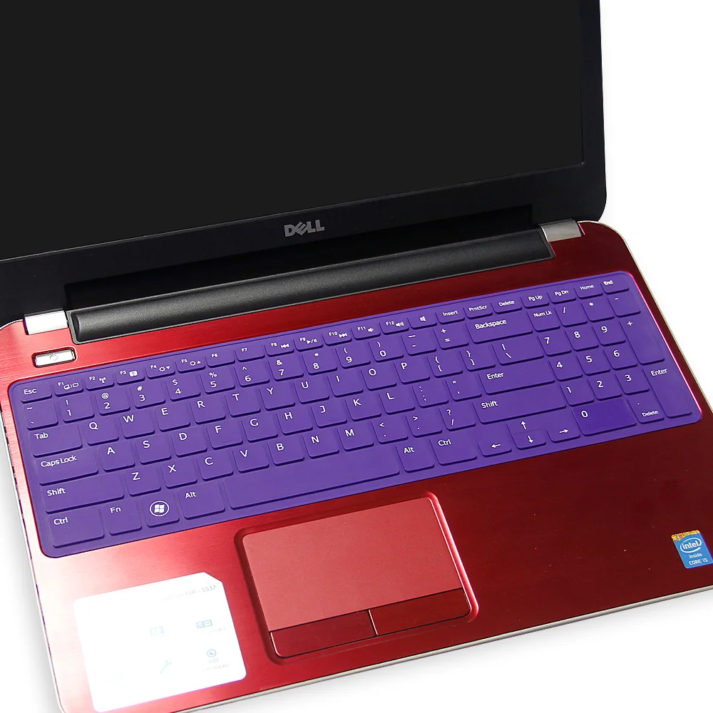 Силиконовый защитный чехол для клавиатуры Dell Inspiron 15 15R N5110 M511R M5110 5521 M531R 5537 3537 3521 15VD