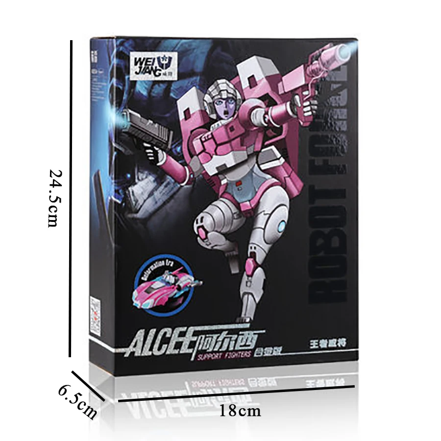 G1 Transformation Arcee Alloy IDW Oversize Enlarge Female Action Figure Robot
