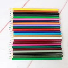 24 цвета природа деревянные цветные карандаши для рисования живопись цветной маркер карандаши пакет офисные школьные канцелярские принадлежности