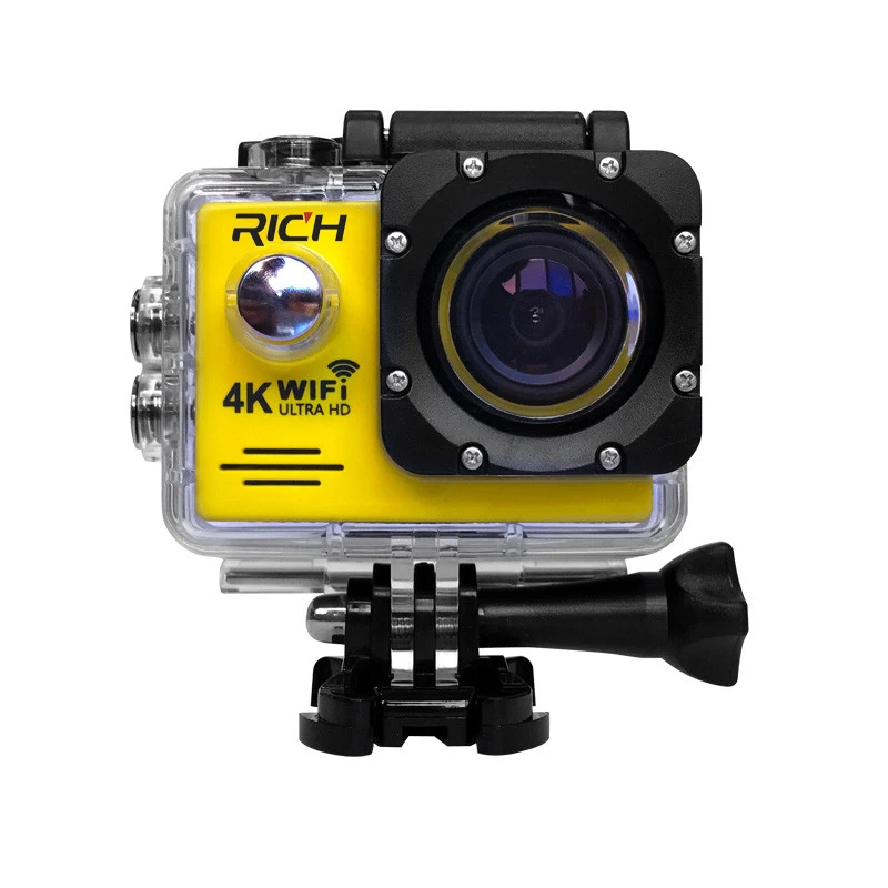 

2018 new Action Camera wifi for go pro hero 4 Sport Camera 1080P HD 30m Waterproof sports camrea Extra head strap+bag+Monopod