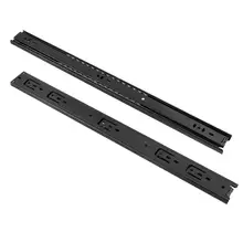 Uxcell 2 stks/paar 45 kg/100lbs Capaciteit 3 Stukken Volledige Uitbreiding Kogellager Zijmontage Ladegeleiders 150- 450mm Uitgerekt Lengte