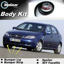 Бампер губы для Daewoo Lacetti J200 2002~ 2008/Top gear магазин спойлер для настройки автомобиля/TOP gear рекомендуем обвес+ прокладка