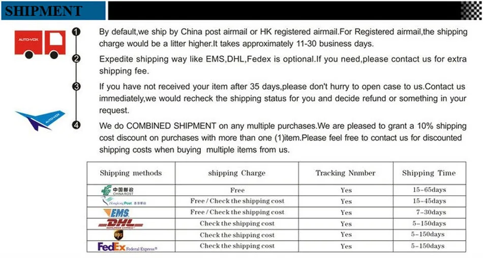 shipment  four