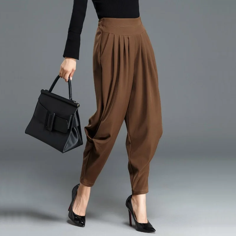 Las Alta Mujer Holgados Para Pierna De Pantalones Mujeres Social 2 2018 Ancha Cintura Ta789 3 1 Palazzo XwR4Xq
