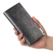 Новое поступление, мужской деловой бумажник из искусственной кожи, Длинный кошелек, ультратонкая веломайка бумажник-клатч, сумка для денег, популярная