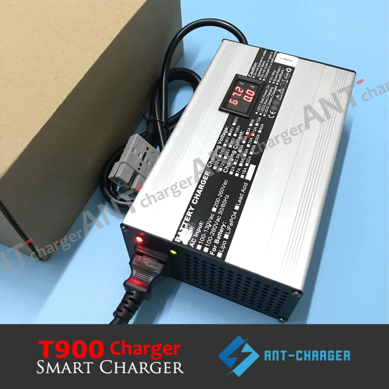 Customized 900W 10.95V 40A 3s LiFePO4 LFP LFE LiFe Battery Pack Smart Charger with Display (6)