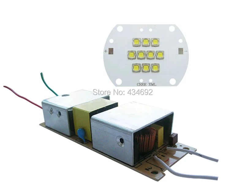 

DIY LED Lamp Cree XM-L2 100W White 6000K 10000LM Led Lamp + 100W AC100V-265V DC33-36V 2.8A Led Driver