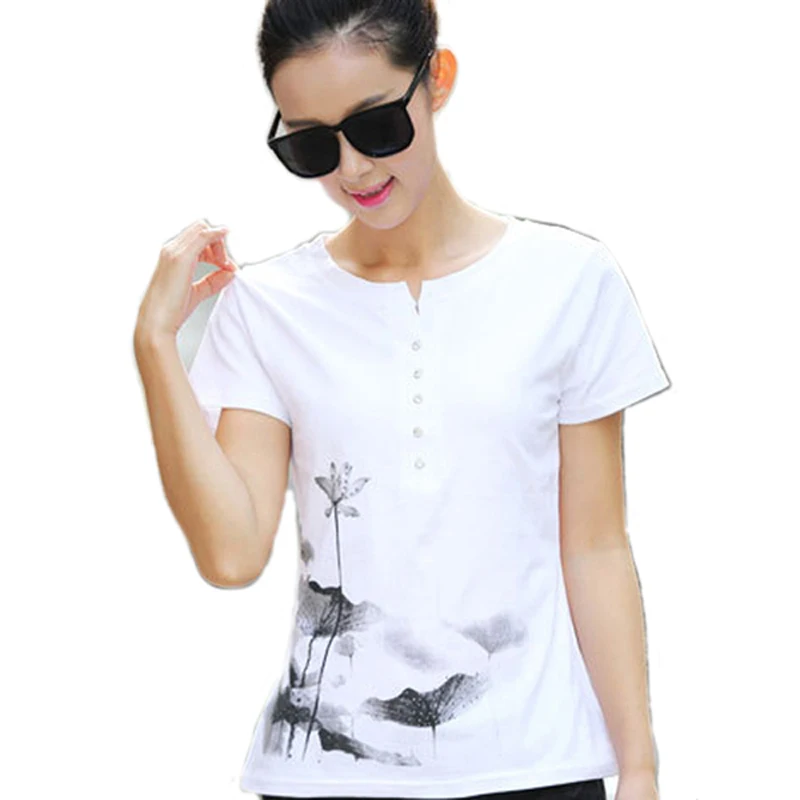 White blouses and shirts for women short sleeve ladies