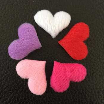 

50PCS 26mm Padded beautiful Heart Applique/Sewing/Trim DIY Wedding decoration A05A