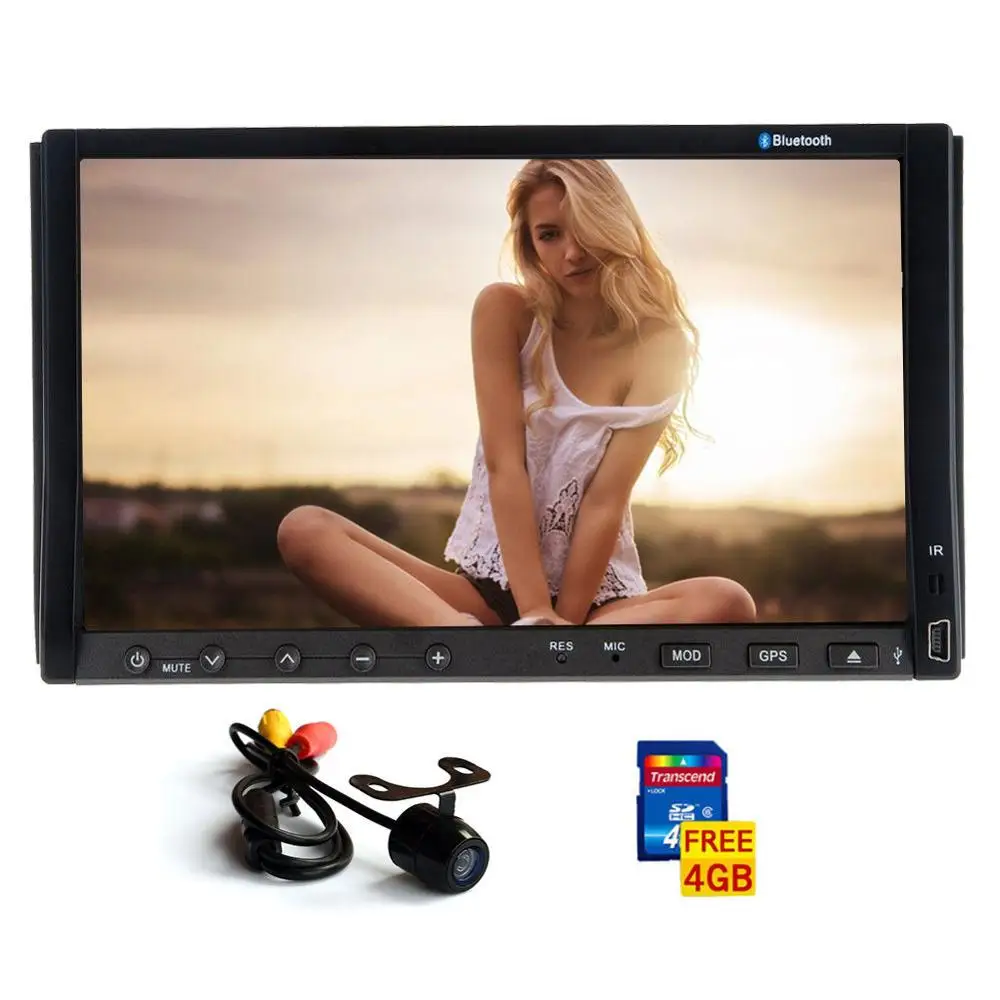 3D GPS Navigation In Dash Car DVD Stereo Touch Unit Logo