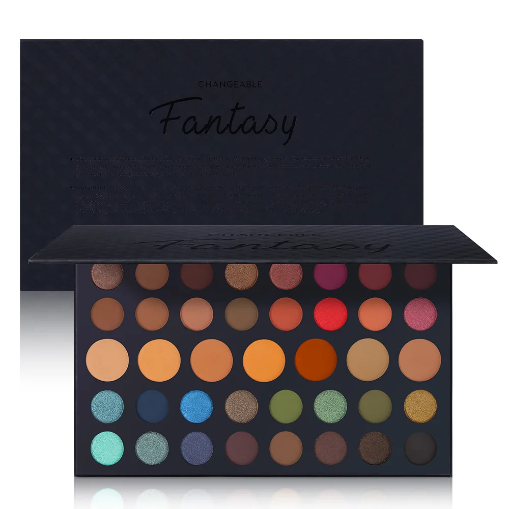 Cor Dos Olhos de alta pigmentação Facial Makeup Palette Eyeshadow