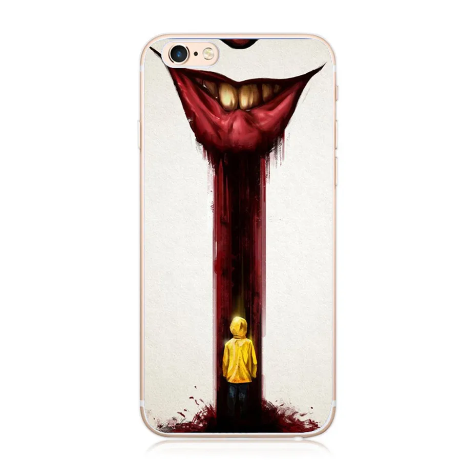 Фильм Стивен Кинг это чехол для телефона для iPhone 8 6Plus 5S X прозрачный пластиковый чехол s Pennywise клоун ужас - Цвет: Лаванда