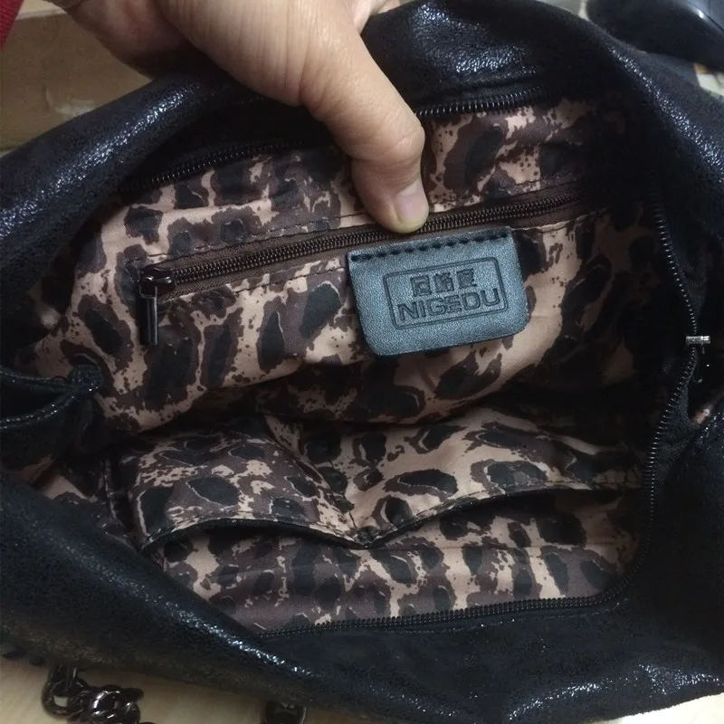 Bolso de Mujer de NIGEDU bolso de cuero PU cadena de moda bolsos de hombro de Mujer Bolsa De Mujer Bolso de Mujer de NIGEDU bolso de cuero PU cadena de moda bolsos de hombro de Mujer Bolsa De Mujer