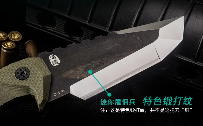 HX на открытом воздухе мини-охотничьи наёмники тактика выживания прямой нож выживания подарок острый нож