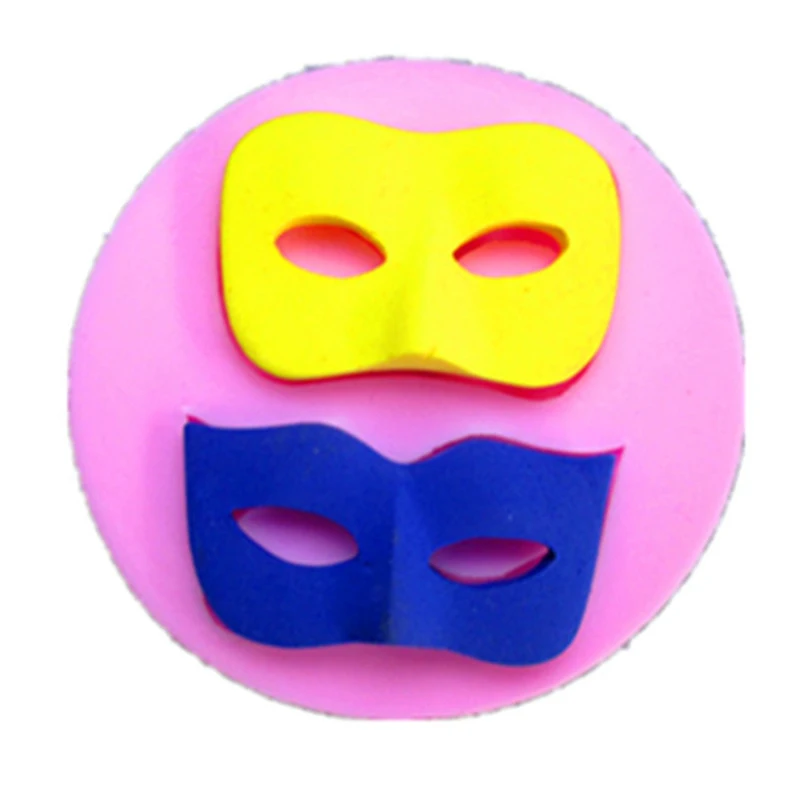 3d Halloween Party Night Ball Make Up Mask Cupcake Fondant Decorator