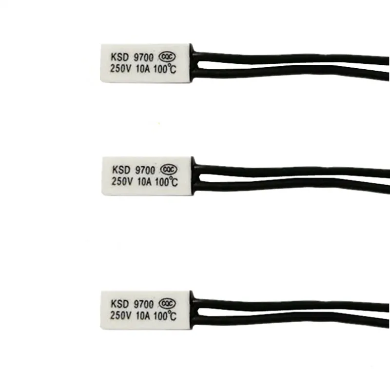 

10Pcs KSD9700 10A Ceramic Temperature Switch Thermal control Normally Closed/Normally Open NC/NO 50-150 degree