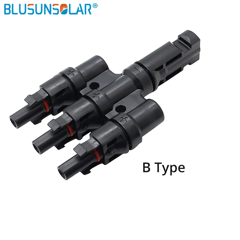 Blusunsolar IP67 3 в 1 T Солнечный коннектор штекер или гнездо 100% PP0 2 5 мм кВ ~ 6 0