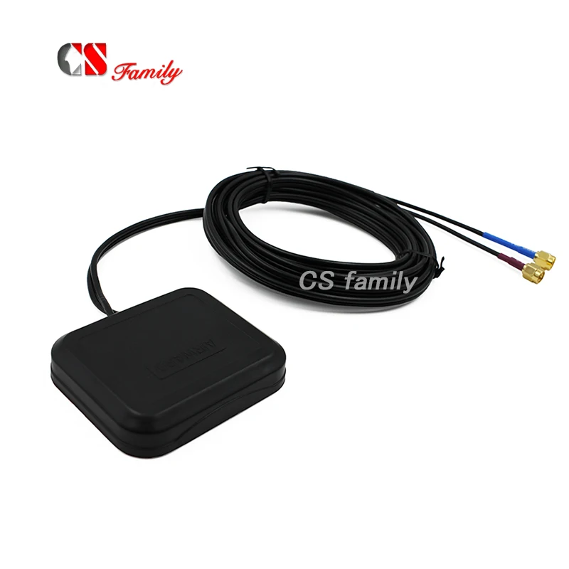 Мультиантенны GNSS 4G LTE антенна GPS/GLONASS/GALILEO и 4G/3G/2G клейкая с SMA male 3 м кабель|lte antenna|4g lte