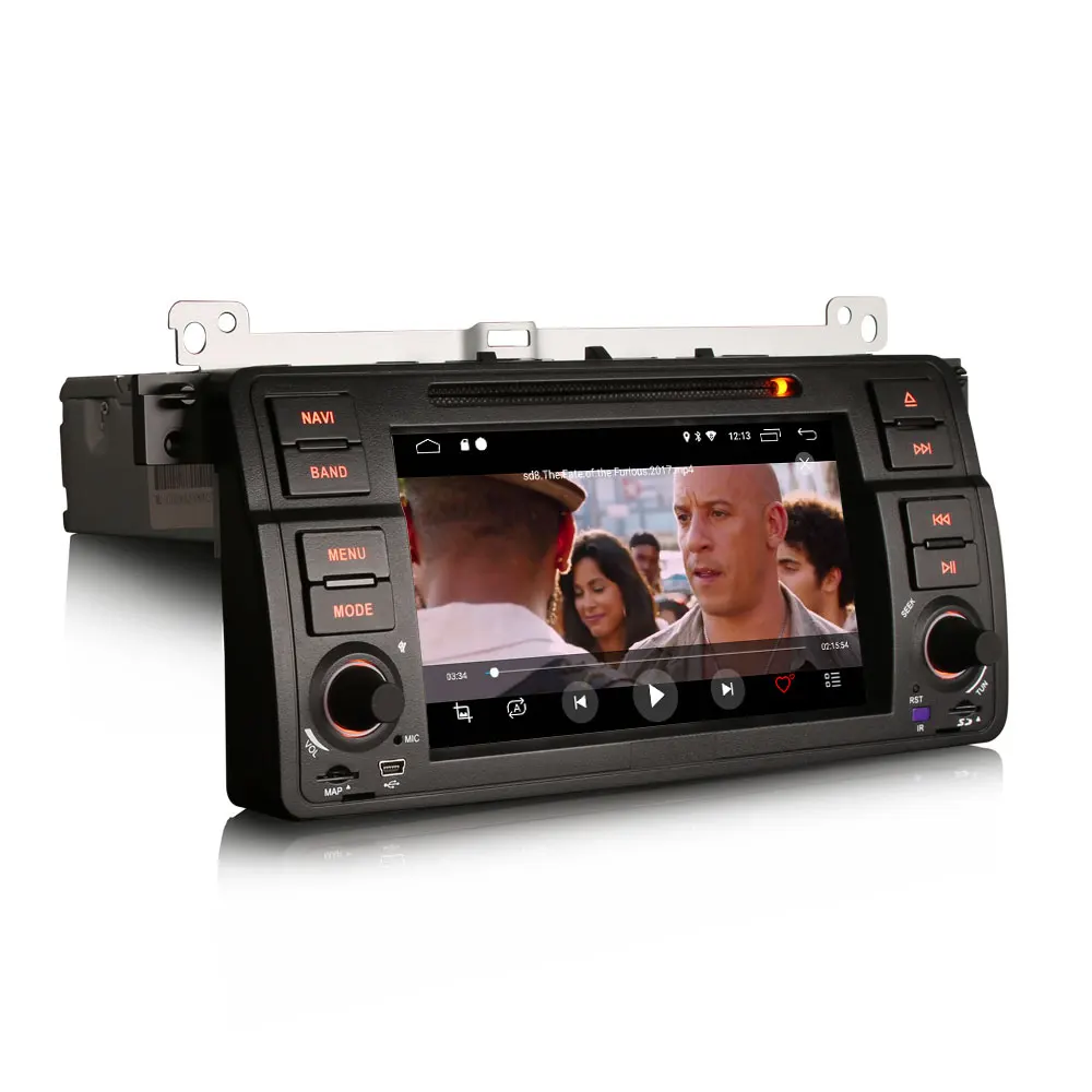 Cheap 7" Android 8.1 Oreo OS Car DVD Multimedia GPS Radio for BMW E46/318/320/325 1998-2006 & M3 1998-2006 with Split Screen Support 5