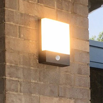 

Thrisdar 18W Human Body Motion Sensor Outdoor LED Wall Light Courtyard Aisle Porch Light Hotel Balcony Villa Exterior Wall Lamps