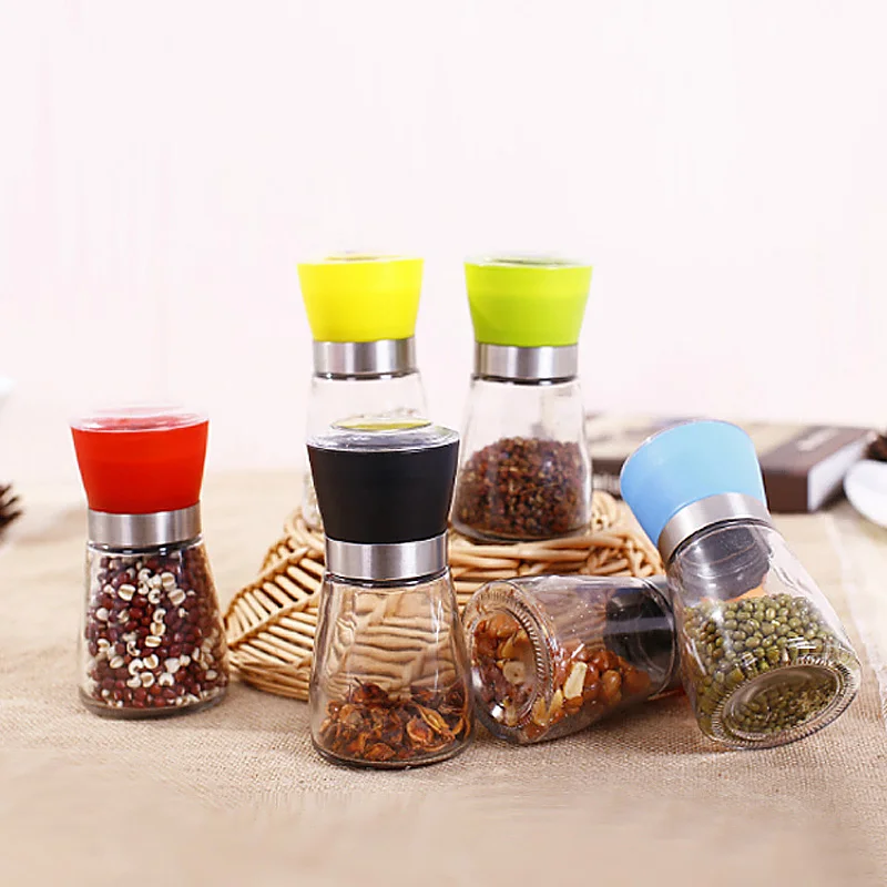 

Pepper Mill Small Grinder Condiment Grinding Pulverizer Easy To Use Multicolor Ceramic Core Healthy Material Safe And Secure