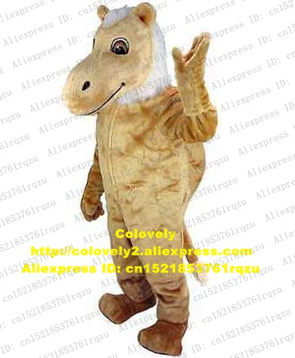 Brown Camel Llama Mascot Costume Adult Cartoon Character Outfit
