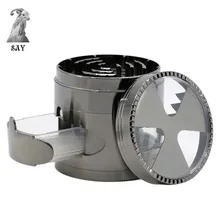 SY 4 части 63 мм металлический точильный станок из цинкового сплава для курения травы ручной измельчитель табака аксессуары для курения