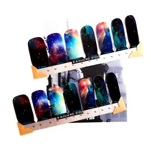30 style Nail Wraps Stickers, Marvelous Space Universe Designs, Waterproof Nail Arts Polish Gel Foils Keep 2-3 weeks