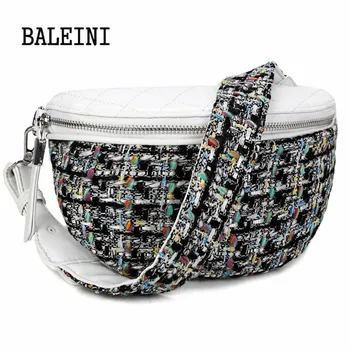 

BALEINI Brand Crossbody Bags For Women 2018 Luxury Handbags Women Bags Designer Messenger Bag Woolen bolsa feminina Women