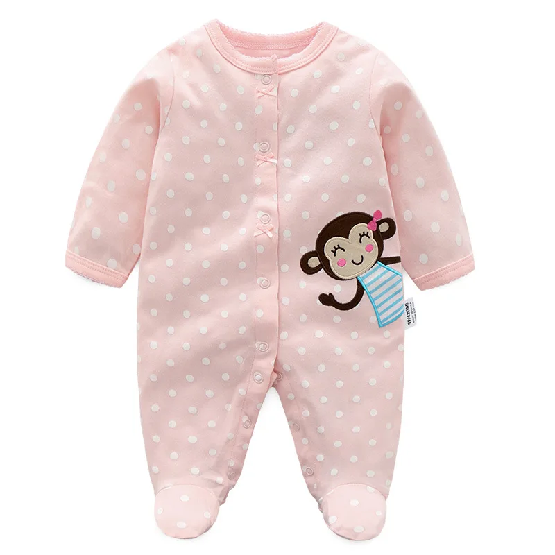 

2019 Baby Rompers Cotton Body suits Long Pajamas Romper payifang 1pcs Toddler ONE-PIECES Clothes