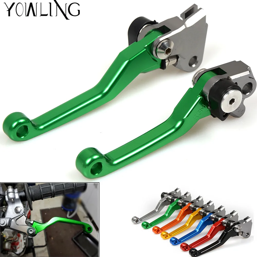 FOR Kawasaki KX65 KX85 KX80 2010 2011 2012 2013 2014 2015 2016 Motocross Pit bike Pivot Foldable Brake Clutch Levers handle | Автомобили и
