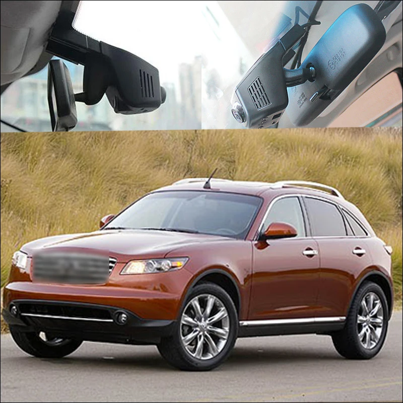 Видеорегистратор BigBigRoad для Infiniti FX45 FX35 2007 Автомобильный регистратор Fhd 1080P с