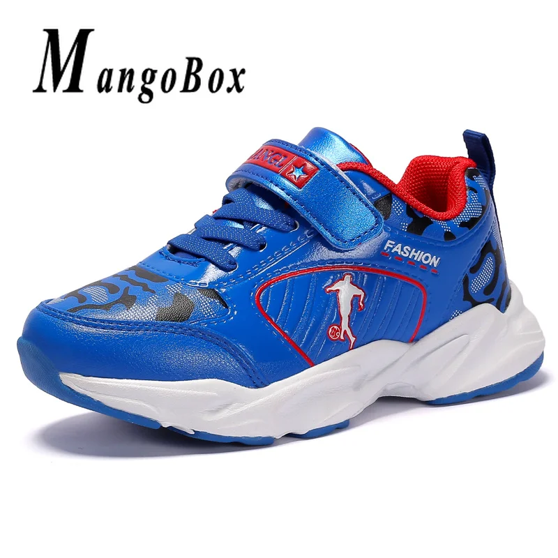 Basketball Shoes for Kids Blue Black Training Shoes Boy Comfortable Children Basketball Sneakers Rubber Sole Basket Shoes Kids