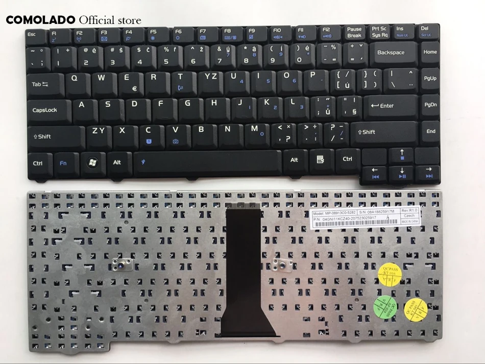 CZ Чешская Клавиатура для ноутбука Asus F2 F3 (24 Pin) серия Черная клавиатура Раскладка |