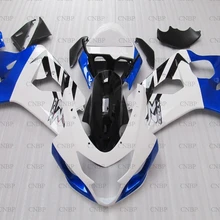 GSXR 600 2004-2005 K4 зализа Abs GSXR600 05 Пластик Обтекатели GSX-R600 2004 белого и синего цвета кузов