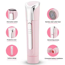 Mini Electric Body Facial Hair Remover Razor Depilator Defeatherer Fashion Bikini Body Face Neck Leg Hair Removal Tool 2019 new pro electric body facial hair remover face body hair depilator defeatherer fashion removal body face neck leg hair remover