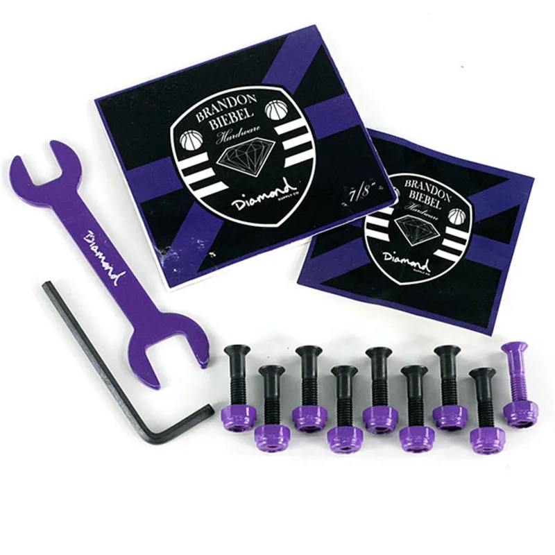 المعادن ألماس الأجهزة الشارع تزلج مسامير لوح التزلج البراغي 7/8 \ المعادن ألماس الأجهزة الشارع تزلج مسامير لوح التزلج البراغي 7/8 \