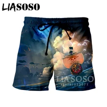 LIASOSO лето для мужчин и женщин Portgas D Ace 3D принт Аниме one piece Обезьяна D Луффи шорты пляжные Фитнес хип хоп спортивные брюки A234