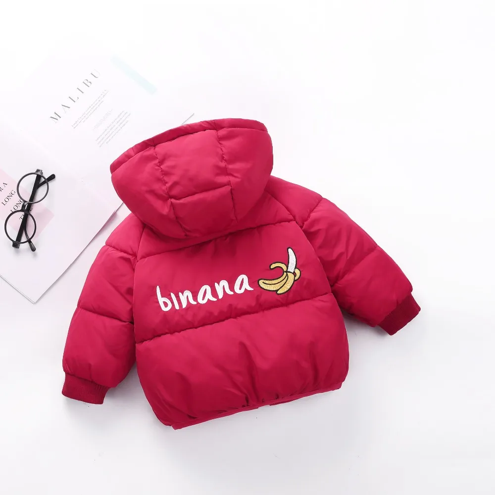 BibiCola/Детская куртка зима г. Модная одежда с капюшоном для мальчиков и девочек Детские Плотные хлопковые пальто детские повседневные теплые куртки