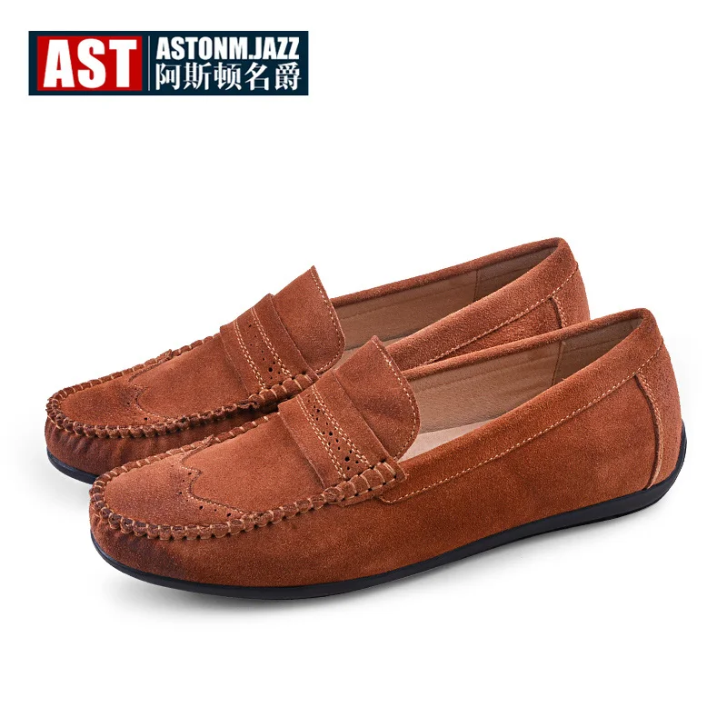 Deslizamento Condução Mocassim Sobre Dos Black Couro deslizamento Homem De Sapatos Casuais Ansiava Hight Mocassins Homens Qualidade brown Barco coffe Não Real A a75B80