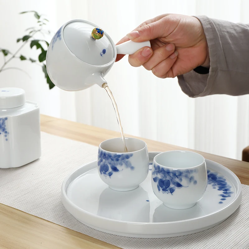  TANGPIN ceramic tea sets handpainted kung fu tea sets teapot gaiwan teacups portable travel office 