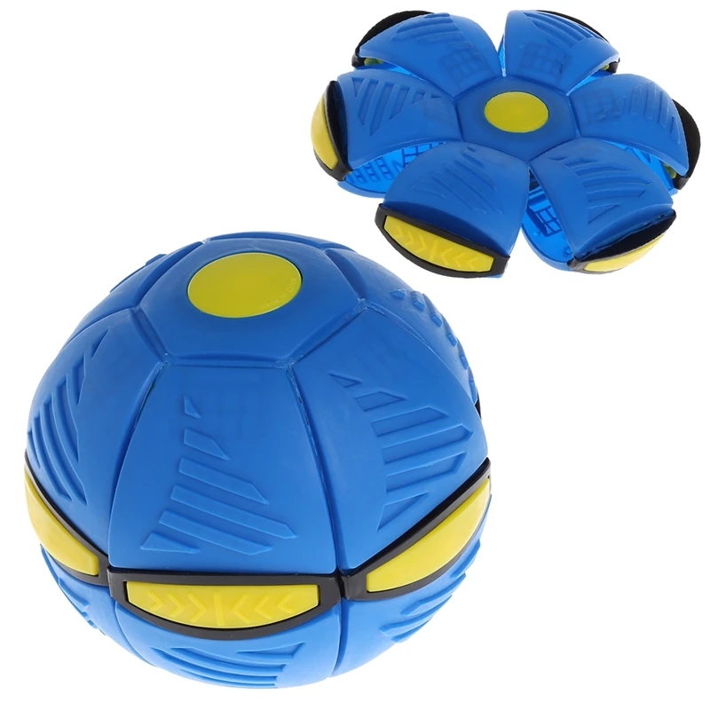 flying ufo flat throw disc ball with led light toy kid throwing light toy